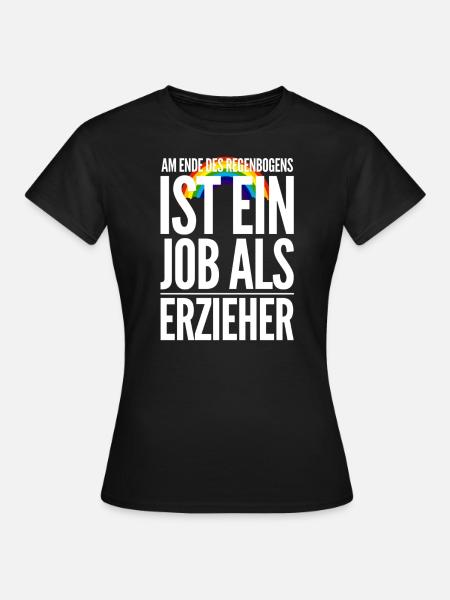 Ausbildung zum Erzieher Erzieherin Beruf Geschenk - Frauen T-Shirt - Schwarz