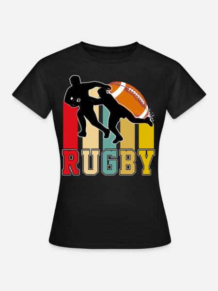 Rugby T-shirt - Women's T-Shirt - black
