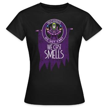 Wizard Rollenspiel - Frauen T-Shirt - Schwarz - Vorne - AI Model Female 172 dark (172cm)