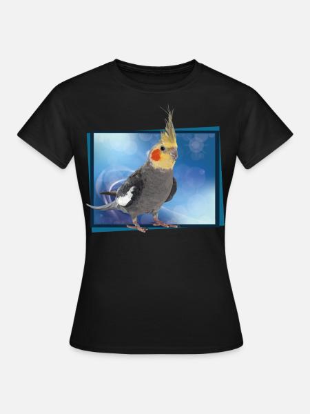 Nymphenkakadu - Frauen T-Shirt - Schwarz