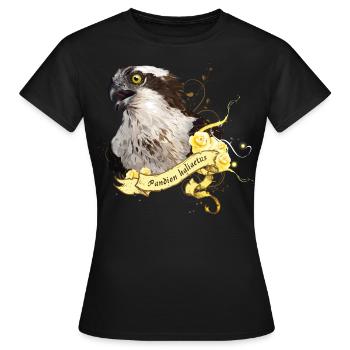 Fischadler - Frauen T-Shirt - Schwarz - Vorne - AI Model Female 172 dark (172cm)