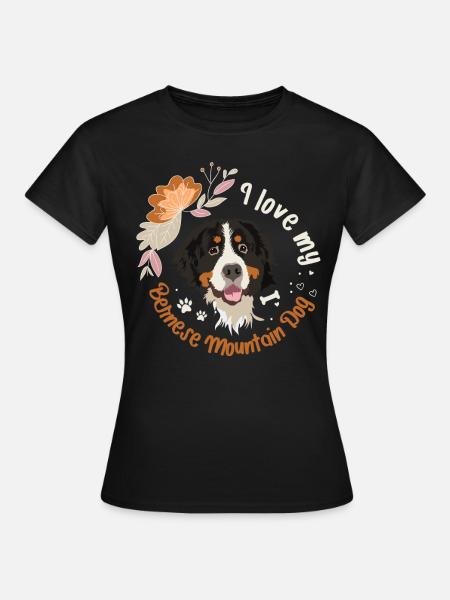 Berner Sennenhond Sennen hondenbezitter - Vrouwen T-shirt - zwart