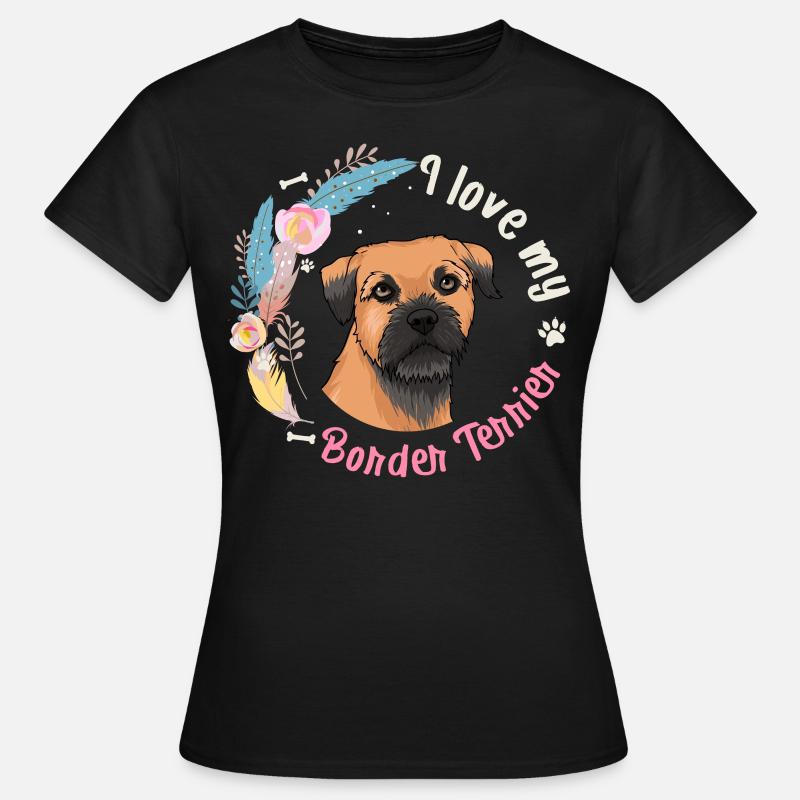 Border terrier - Women's T-Shirt - black
