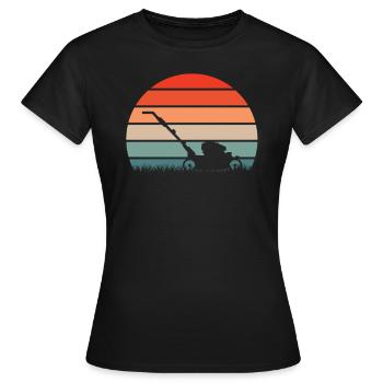 Jardinage Jardinage Tondeuse tondeuse amateur - T-shirt Femme - noir - Devant - AI Model Female 172 dark (172cm)