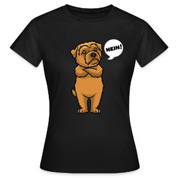 Sturer Norfolk Terrier - Frauen T-Shirt - Schwarz - Vorne - AI Model Female 172 dark (172cm)