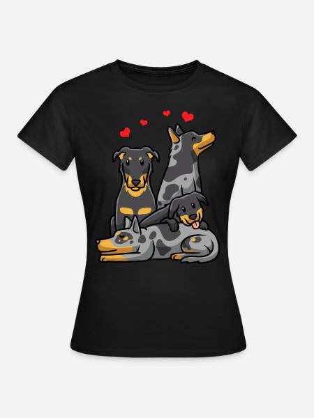 Beauceron Chiens Berger de Beauce propriétaires de chiens - T-shirt Femme - noir