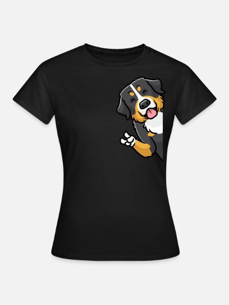 Berner De Hond van de Hond van de Sennen - Vrouwen T-shirt - zwart
