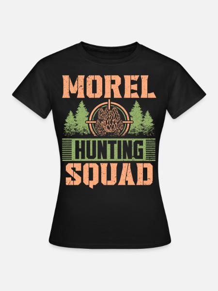 Morcheln - Frauen T-Shirt - Schwarz