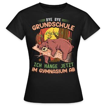 Grundschul Abschluss Grundschule Absolvent - Frauen T-Shirt - Schwarz - Vorne - AI Model Female 172 dark (172cm)