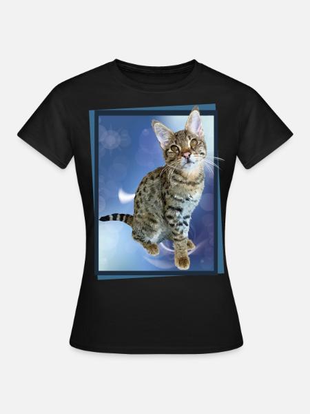 Tabby - Frauen T-Shirt - Schwarz