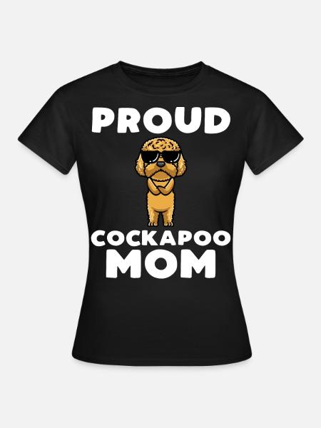 Cockapoo Hund - Frauen T-Shirt - Schwarz