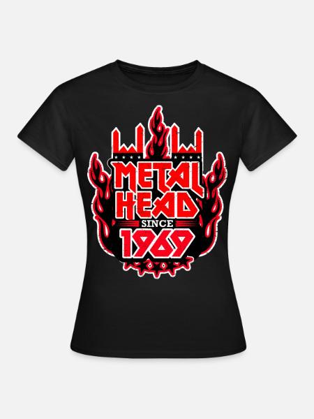 METALHEAD since 1969 - Frauen T-Shirt - Schwarz