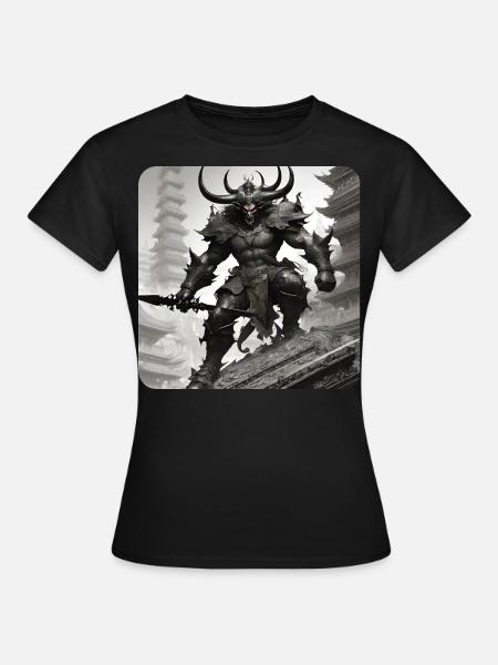 Teuflischer Dämon - Frauen T-Shirt - Schwarz