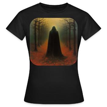 Démon des ténèbres - T-shirt Femme - noir - Devant - AI Model Female 172 dark (172cm)
