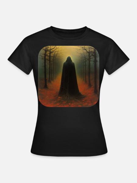 Düsterer Dämon - Frauen T-Shirt - Schwarz