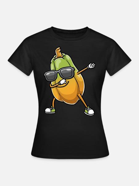 Papaya Tanzen - Frauen T-Shirt - Schwarz