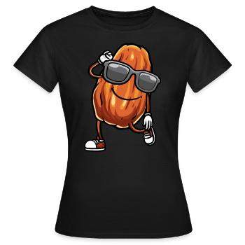 Dattes Fruit Dancing - T-shirt Femme - noir - Devant - AI Model Female 172 dark (172cm)