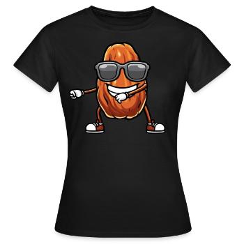 Dattes Fruit Dansant - T-shirt Femme - noir - Devant - AI Model Female 172 dark (172cm)