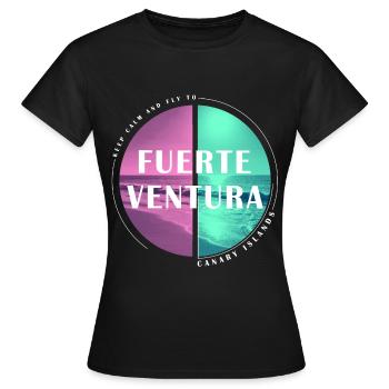 Fuerteventura Îles Canaries Îles Canaries Été - T-shirt Femme - noir - Devant - AI Model Female 172 dark (172cm)
