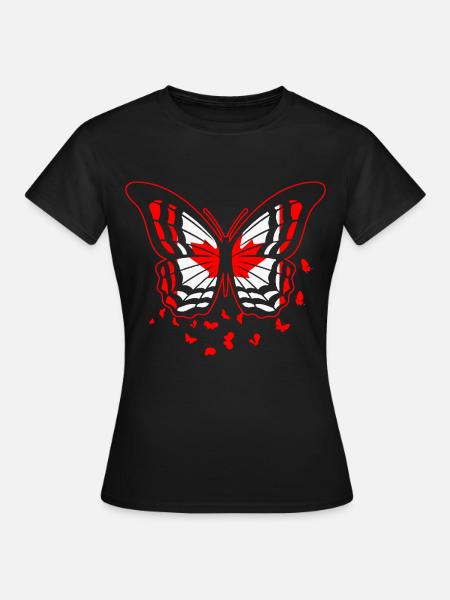 Kanada Flagge - Frauen T-Shirt - Schwarz
