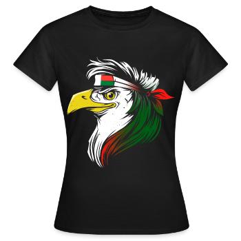 Macédoine - T-shirt Femme - noir - Devant - AI Model Female 172 dark (172cm)