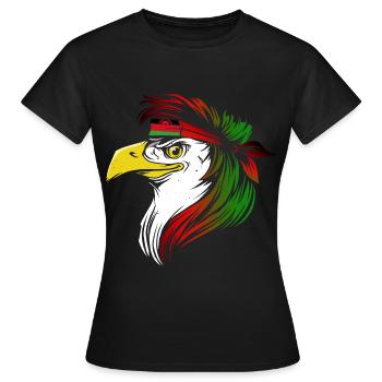Malawi - Women's T-Shirt - black - Front - AI Model Female 172 dark (172cm)