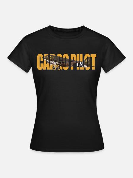 Cargo pilot C-47 - Frauen T-Shirt - Schwarz