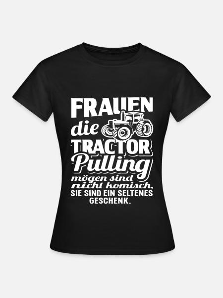 Tractor Pulling - Frauen T-Shirt - Schwarz