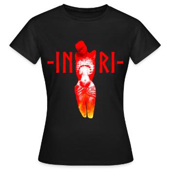 À RI - T-shirt Femme - noir - Devant - AI Model Female 172 dark (172cm)