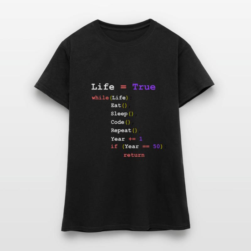 Eat Sleep Code Repeat - programmeur T-shirt Femme