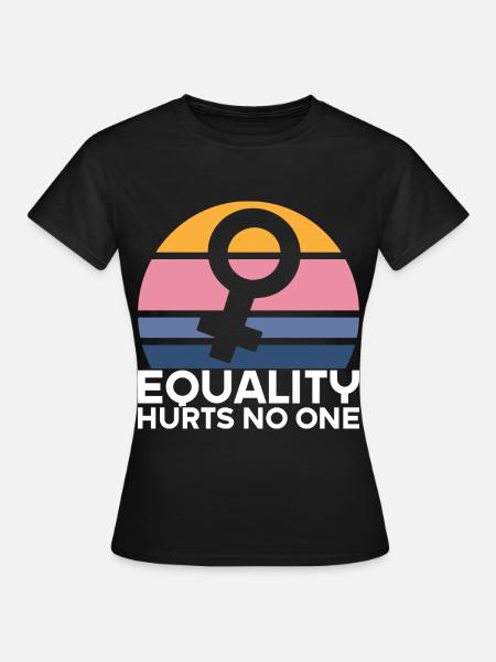 Feministin Feminismus Emanzipation Geschenk - Frauen T-Shirt - Schwarz