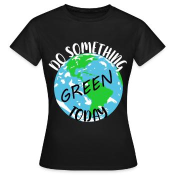Naturschutz Klima Naturschützer Meer - Frauen T-Shirt - Schwarz - Vorne - AI Model Female 172 dark (172cm)