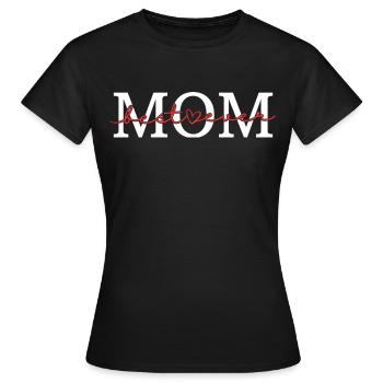 MAMA, Beste Mama aller Zeiten - Frauen T-Shirt - Schwarz - Vorne - AI Model Female 172 dark (172cm)