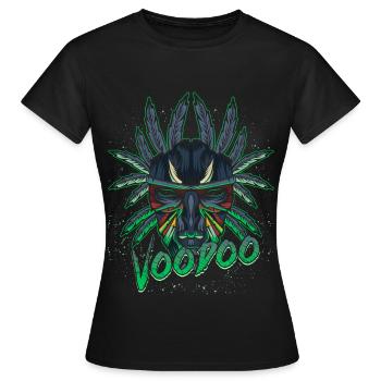Cool vaudou moderne vaudou - T-shirt Femme - noir - Devant - AI Model Female 172 dark (172cm)