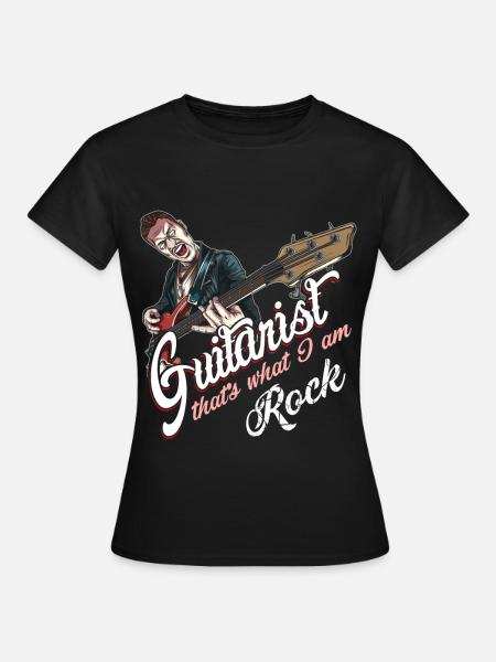 Rockabilly guitarist - Women's T-Shirt - black