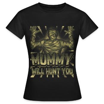 momies - T-shirt Femme - noir - Devant - AI Model Female 172 dark (172cm)