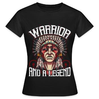 Chef indien - T-shirt Femme - noir - Devant - AI Model Female 172 dark (172cm)