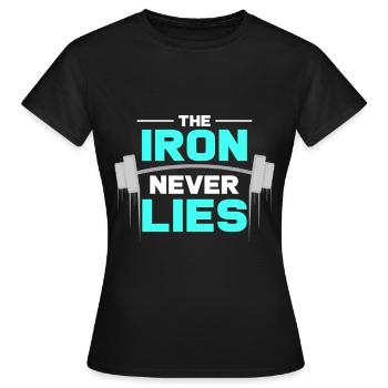 Body Building - Frauen T-Shirt - Schwarz - Vorne - AI Model Female 172 dark (172cm)