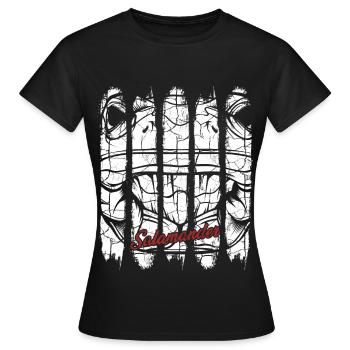 Salamander - Frauen T-Shirt - Schwarz - Vorne - AI Model Female 172 dark (172cm)