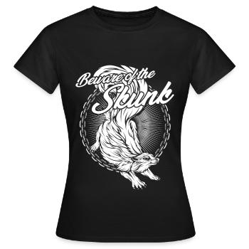 skunk - Women's T-Shirt - black - Front - AI Model Female 172 dark (172cm)