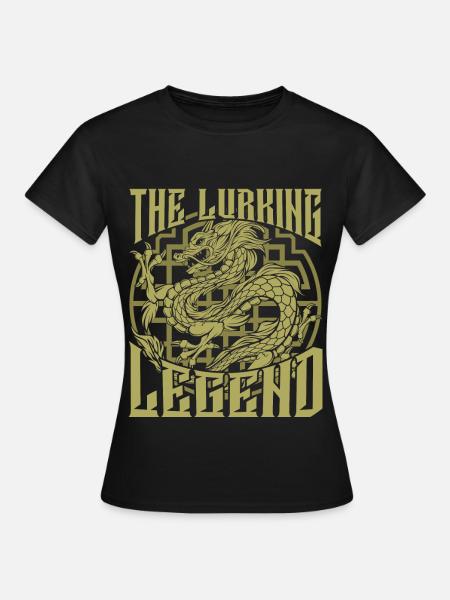 Chinesischer Drache - Frauen T-Shirt - Schwarz