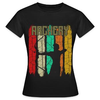 archer - T-shirt Femme - noir - Devant - AI Model Female 172 dark (172cm)