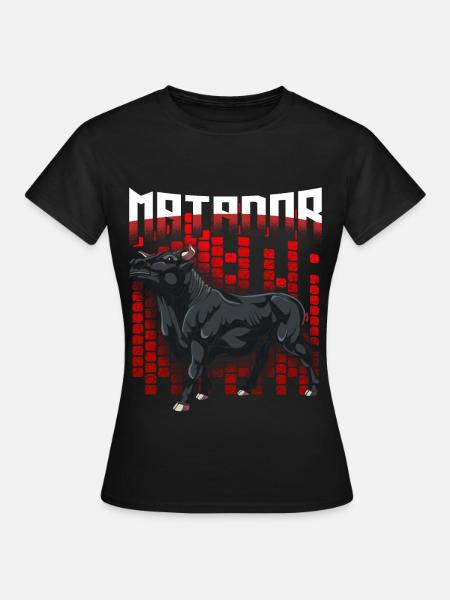 Stier - Frauen T-Shirt - Schwarz