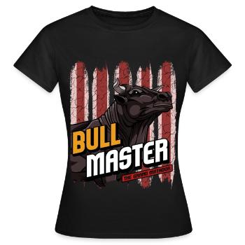 Maître taureau | Cadeau de taureau de masculinité - T-shirt Femme - noir - Devant - AI Model Female 172 dark (172cm)