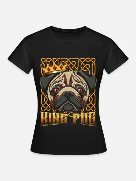 Mops - Frauen T-Shirt - Schwarz