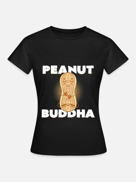 Erdnussbutter - Frauen T-Shirt - Schwarz