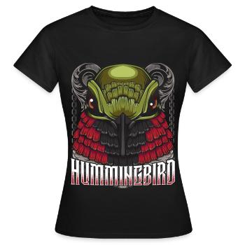 Kolibri - Frauen T-Shirt - Schwarz - Vorne - AI Model Female 172 dark (172cm)