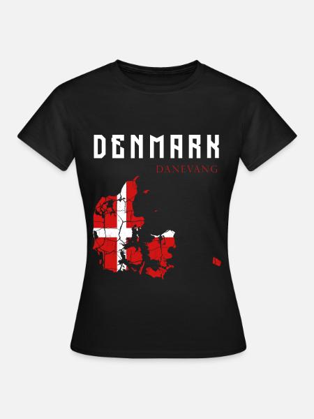 Dänemark - Frauen T-Shirt - Schwarz