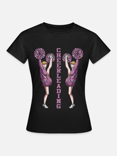 Cheerleading - Frauen T-Shirt - Schwarz