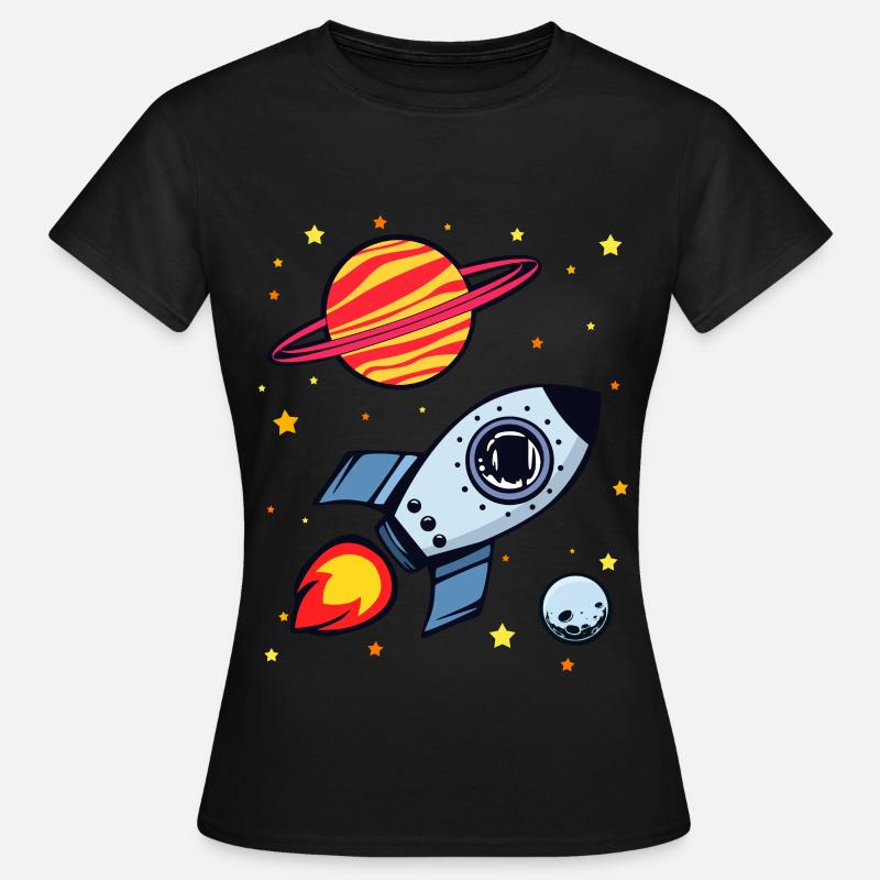 rocket ship - Women's T-Shirt - black